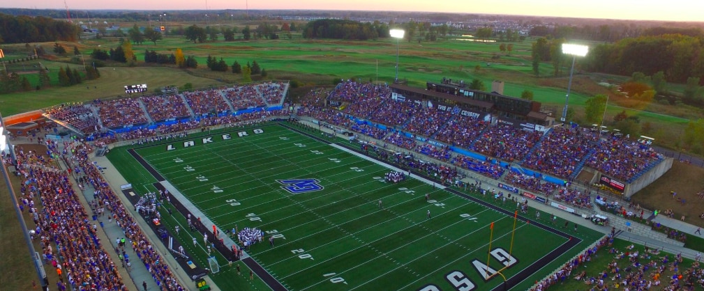 DII football stadiums