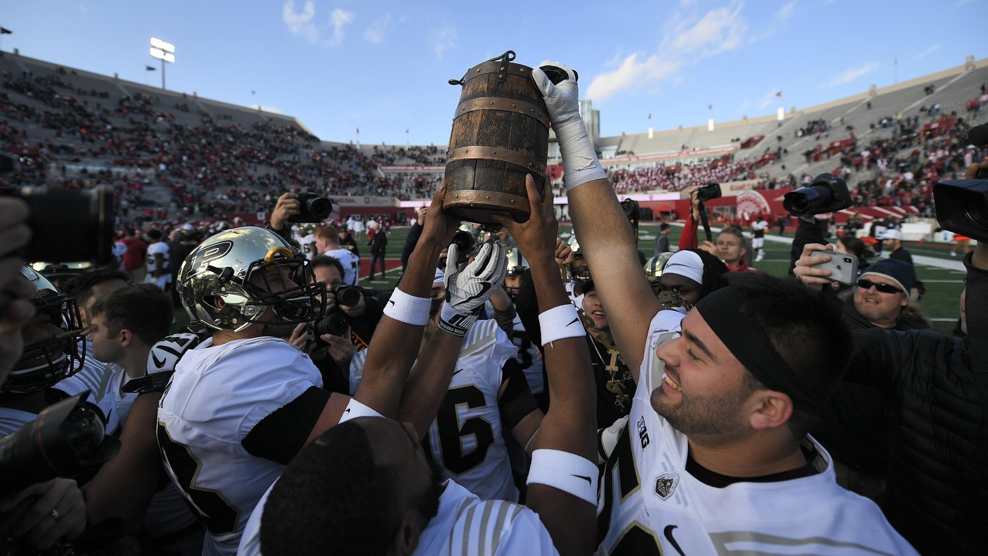 Purdue won the rivalry game to close out the 2018 regular season.