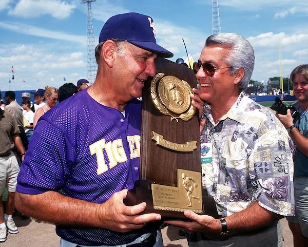 Skip Bertman won five College World Series titles.
