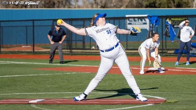 Brinson Rogers tosses another shutout in DII softball. 